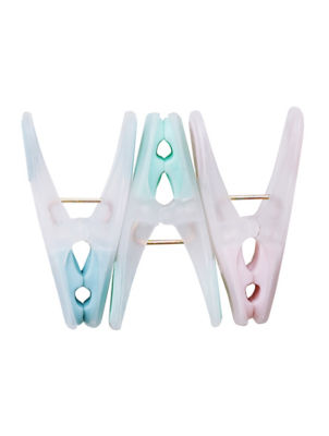 Addis soft grip pegs 24-pack mixed colours - British product