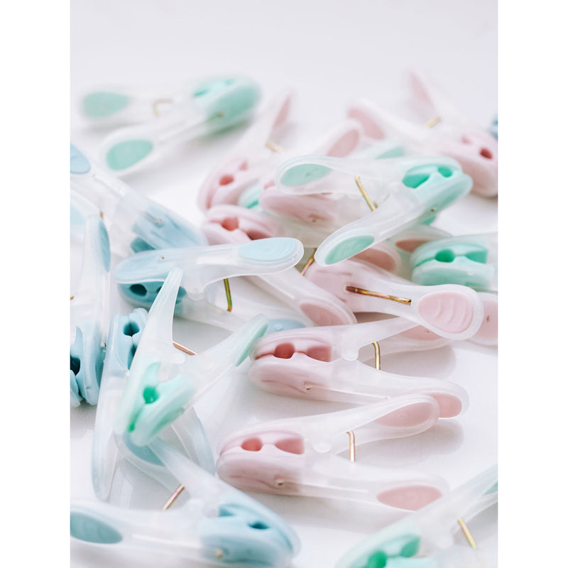 Addis soft grip pegs 24-pack mixed colours - British product