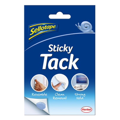 ASDA Sellotape Sticky Tack Reusable Adhesive 45g- Buy online at McGrocer