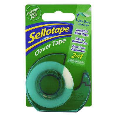 Sellotape Clever tape dispenser 18mm x 25m - British product
