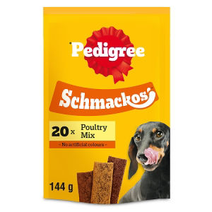 Pedigree Schmackos Poultry Dog Treats 20 Strips