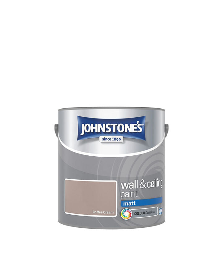 Johnstone's Wall And Ceiling Matt Coffee Cream 2.5L GOODS ASDA   