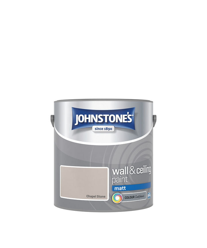 Johnstone's Wall And Ceiling Matt Chapel Stone 2.5L GOODS ASDA   