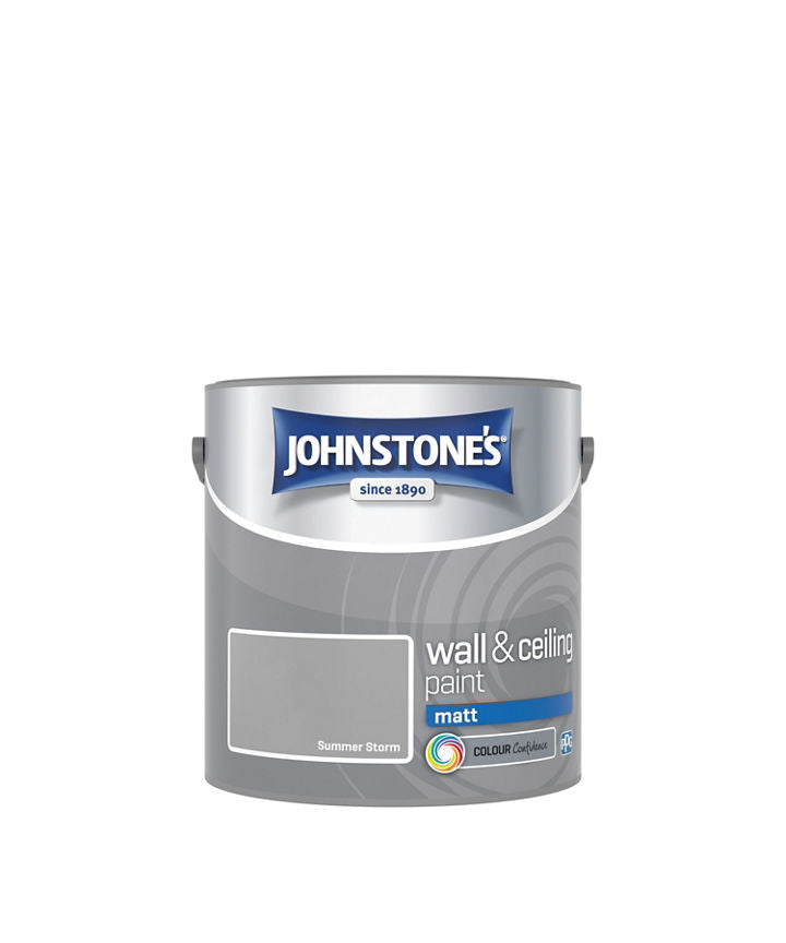 Johnstone's Wall And Ceiling Matt Summer Storm 2.5L GOODS ASDA   