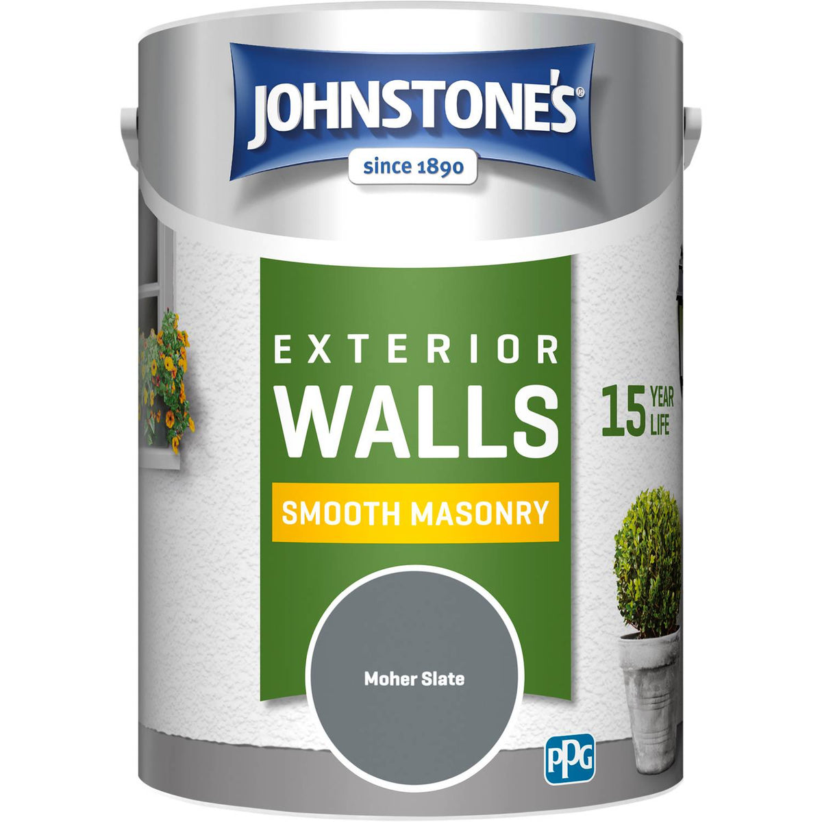 ASDA Smooth Masonry Paint Moher Slate, UK version