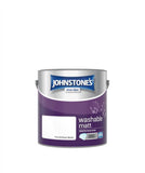 Johnstone's washable matt paint white, imported from the UK