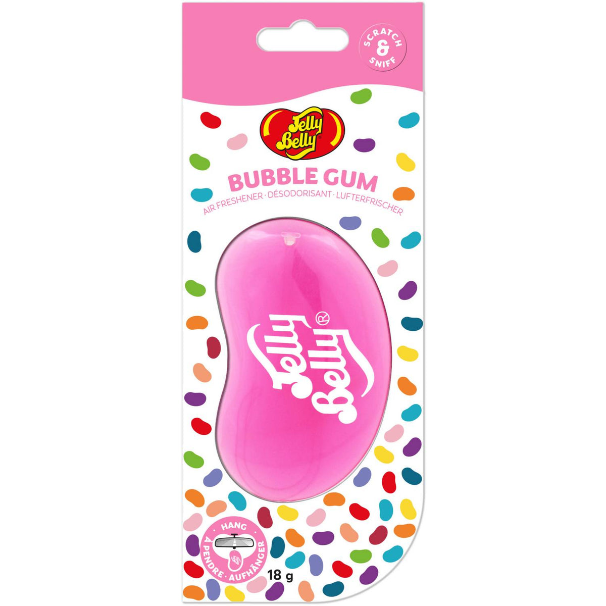 Jelly Belly 3D hanging air freshener Bubblegum 18g - British product