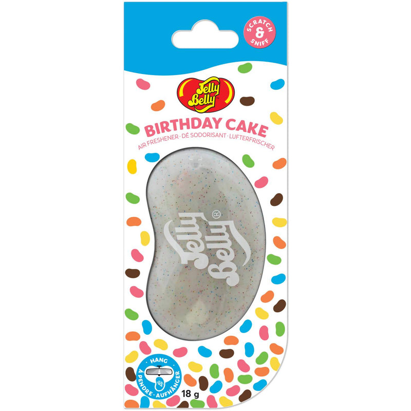 Jelly Belly Birthday Cake hanging air freshener 18g - British product