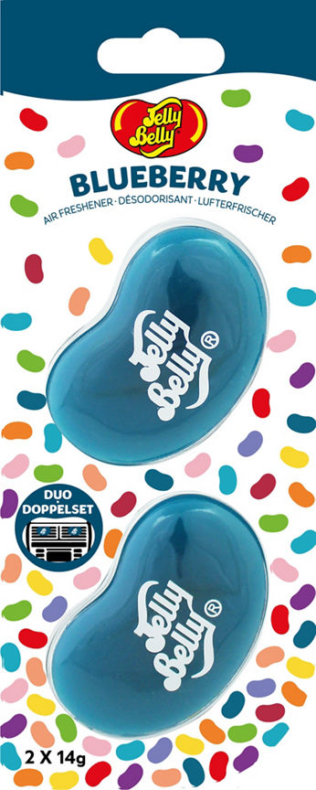 Jelly Belly Duo Vent Air Freshener Blueberry