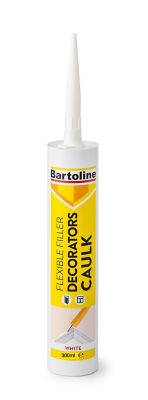 Bartoline White Decorators Caulk 300ml - British product