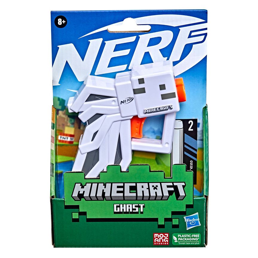 Nerf MicroShots dart blasters - Minecraft Ghast