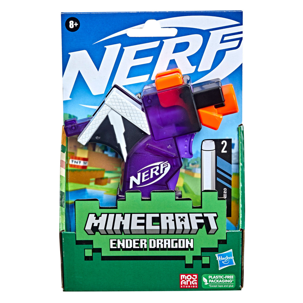 Nerf Minecraft Ender Dragon blaster imported from the UK