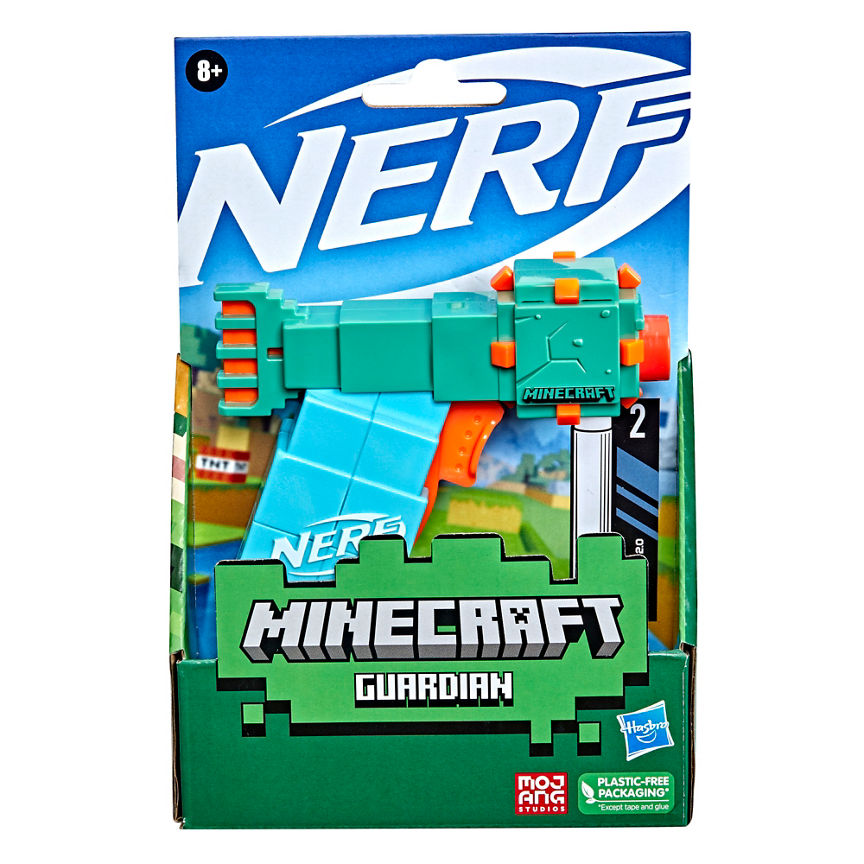 Nerf MicroShots dart blasters - Minecraft Guardian