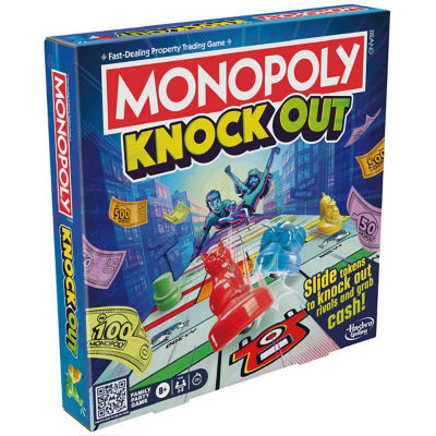 Hasbro Monopoly Knockout board game - British product