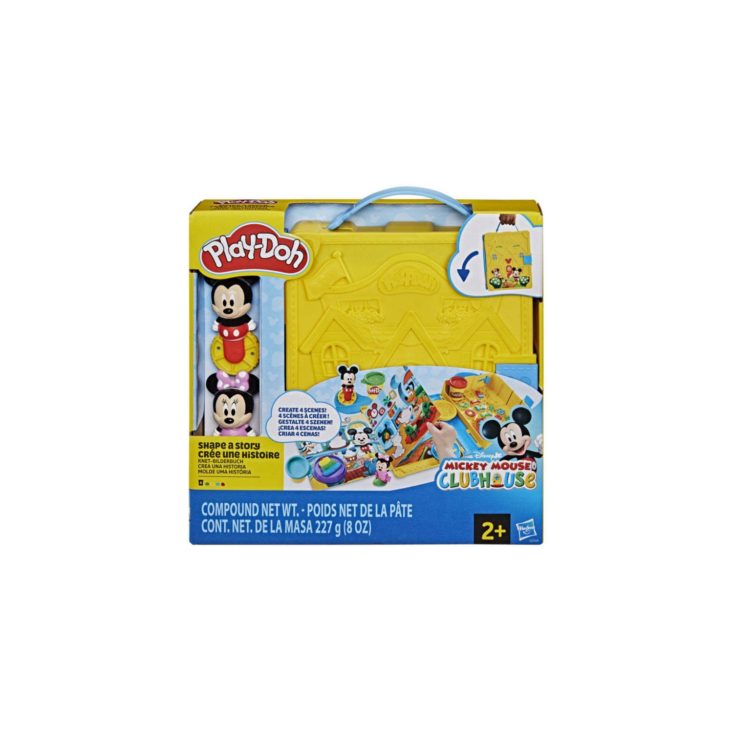 Disney Junior Play-Doh Shape a Story playset with Mickey Mouse tools (British brand)