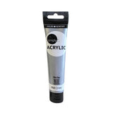 Daler Rowney Silver acrylic paint 75ml, imported from the UK