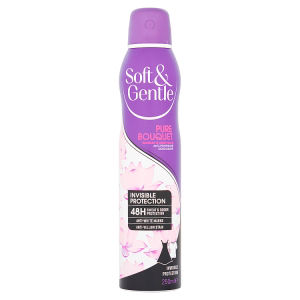 Soft & Gentle antiperspirant deodorant Pure Bouquet Waterlily & White Peach 250ml (British brand)