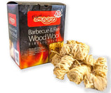 Bar-Be-Quick wood wool firelighters for barbecues, UK version