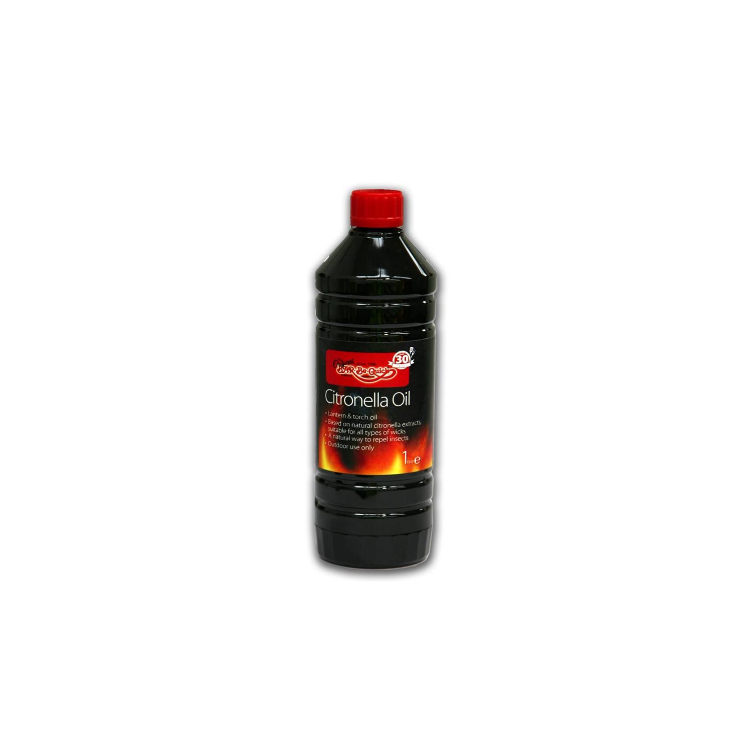 Bar-Be-Quick citronella oil insect repellent 1 litre (British brand)