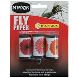 Nippon Fly Paper 3 Trap Pack GOODS ASDA   