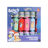 Bluey Christmas crackers pack of 6, imported from the UK
