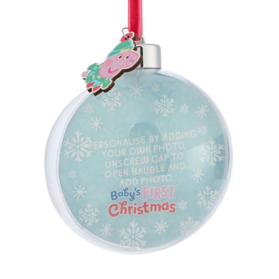 Peppa Pig frame bauble Christmas ornament - British product