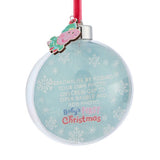 Peppa Pig frame bauble Christmas ornament - British product