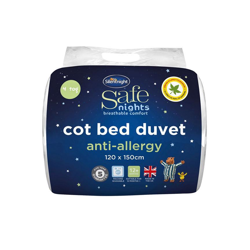 Silentnight Safe Nights Cot Bed Duvet GOODS ASDA   