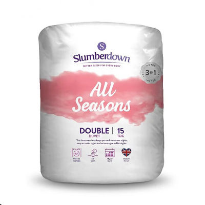ASDA Slumberdown All Seasons Combi Duvet 10.5 & 4.5 Tog King- Buy online at McGrocer
