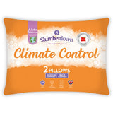Slumberdown medium pillow pair with climate control, UK version