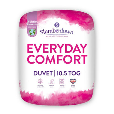 Slumberdown Everyday Comfort duvet 10.5 tog, imported from the UK