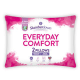 Slumberdown Everyday Comfort Pillow Pair medium support 48x74cm - British product