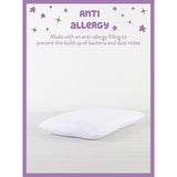 Slumberdown cot bed pillow for toddlers - British product