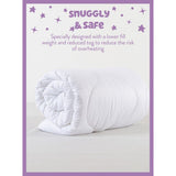 Slumberdown Little Slumbers cot bed duvet 4 tog 120x150cm (British brand)
