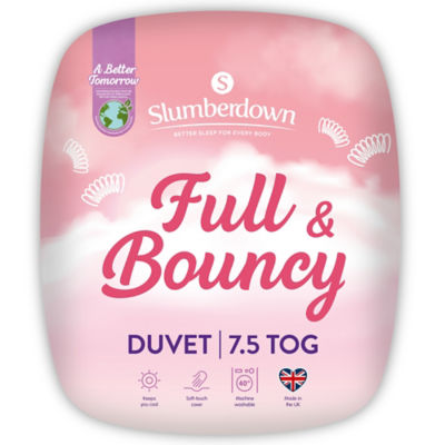 ASDA Slumberdown Full & Bouncy 7.5 Tog Duvet King- Buy online at McGrocer