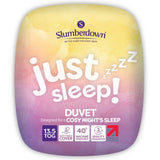 Slumberdown Just Sleep 13.5 Tog Duvet Single, imported from the UK