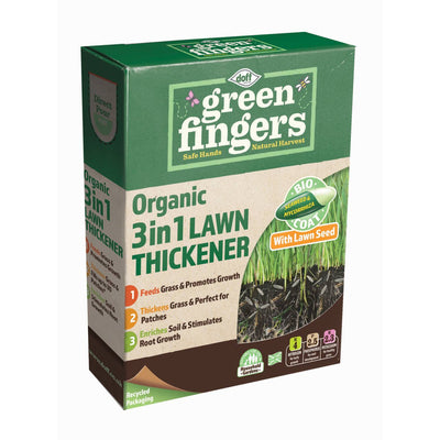 ASDA Green Fingers Organic 3 in 1 Lawn Thickener 1.25kg- Buy online at McGrocer