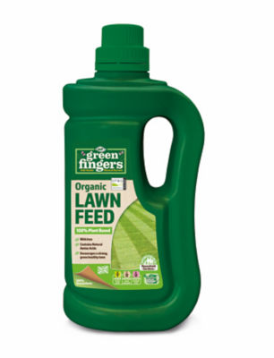 Green Fingers organic lawn feed concentrate 900ml, UK version