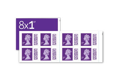 Royal Mail 1. Klasse Briefmarken 8er Packung, importiert aus Großbritannien