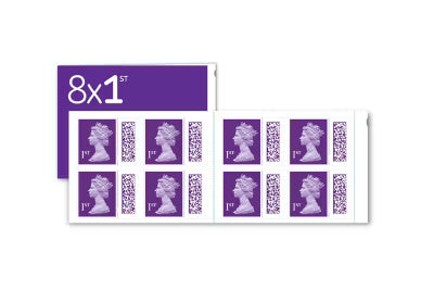 Royal Mail 1st Class stamps 8 pack, imported from the UK