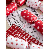 Christmas Bingo Crackers set of six with bingo game (British brand)