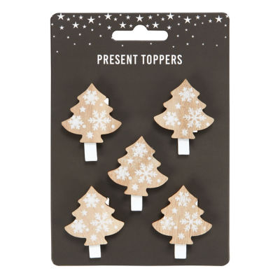 RSW shaped present toppers, UK version