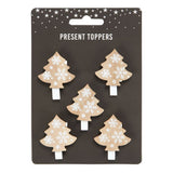 RSW shaped present toppers, UK version