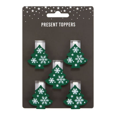 RSW shaped present toppers for gift wrapping, UK version