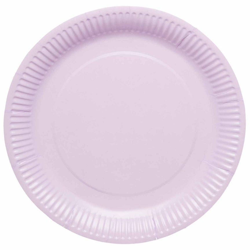 Amscan 8 Lavender Paper Plates GOODS ASDA   