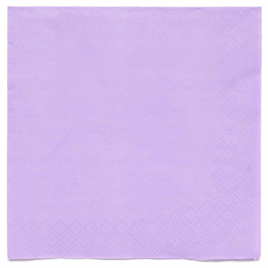 Amscan 20 Lavender Luncheon Paper Napkins GOODS ASDA   