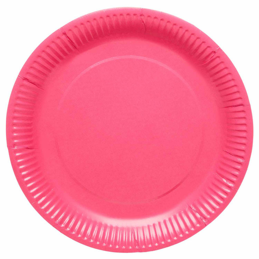 Amscan 8 Bubblegum Paper Plates