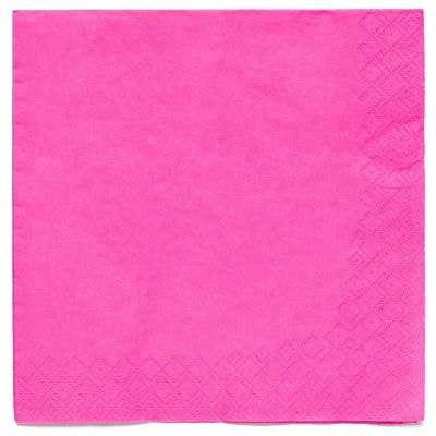 Amscan bubblegum paper napkins 33cm 20 pack (British brand)