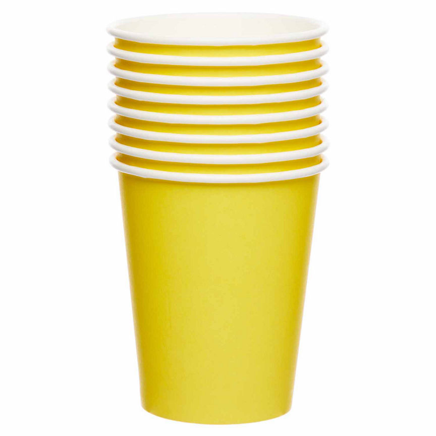 Amscan 8 Buttercup Paper Cups GOODS ASDA   