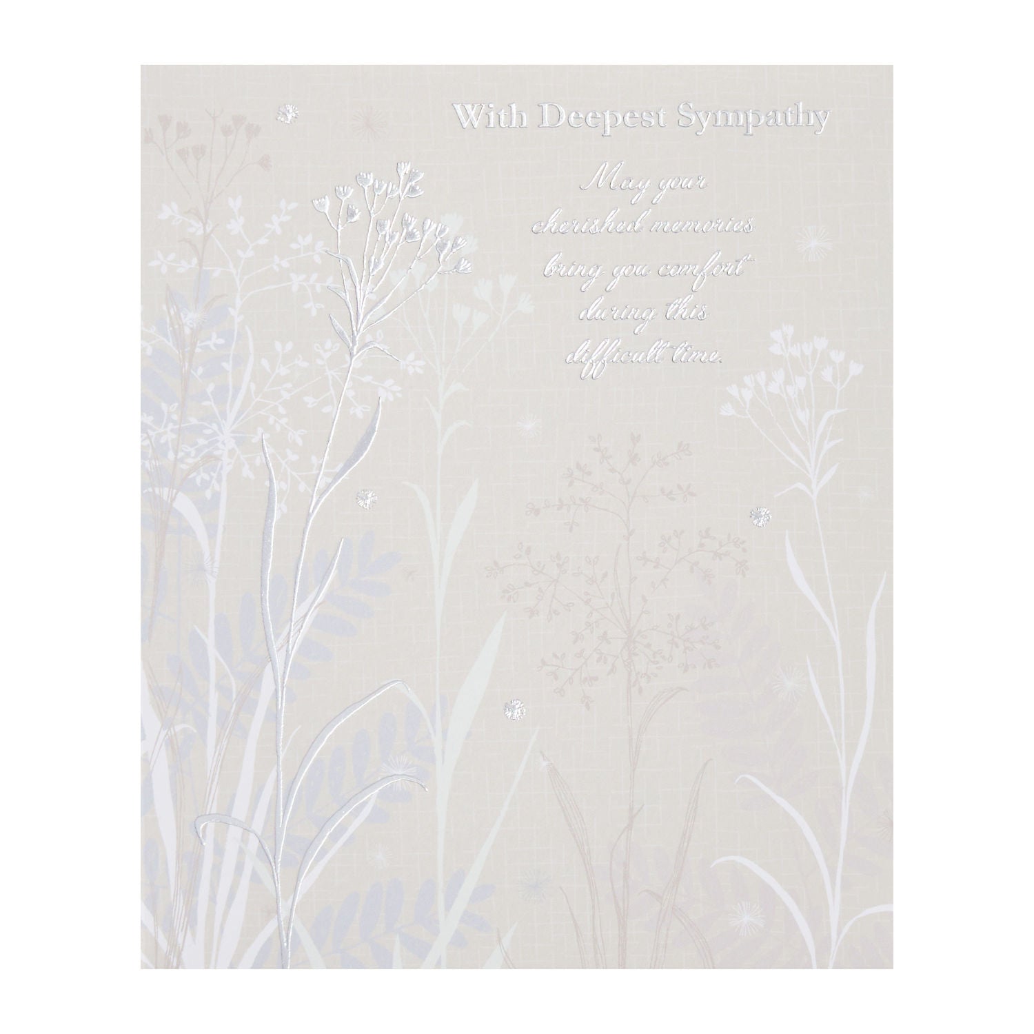 George Home sympathy card with envelope, UK version